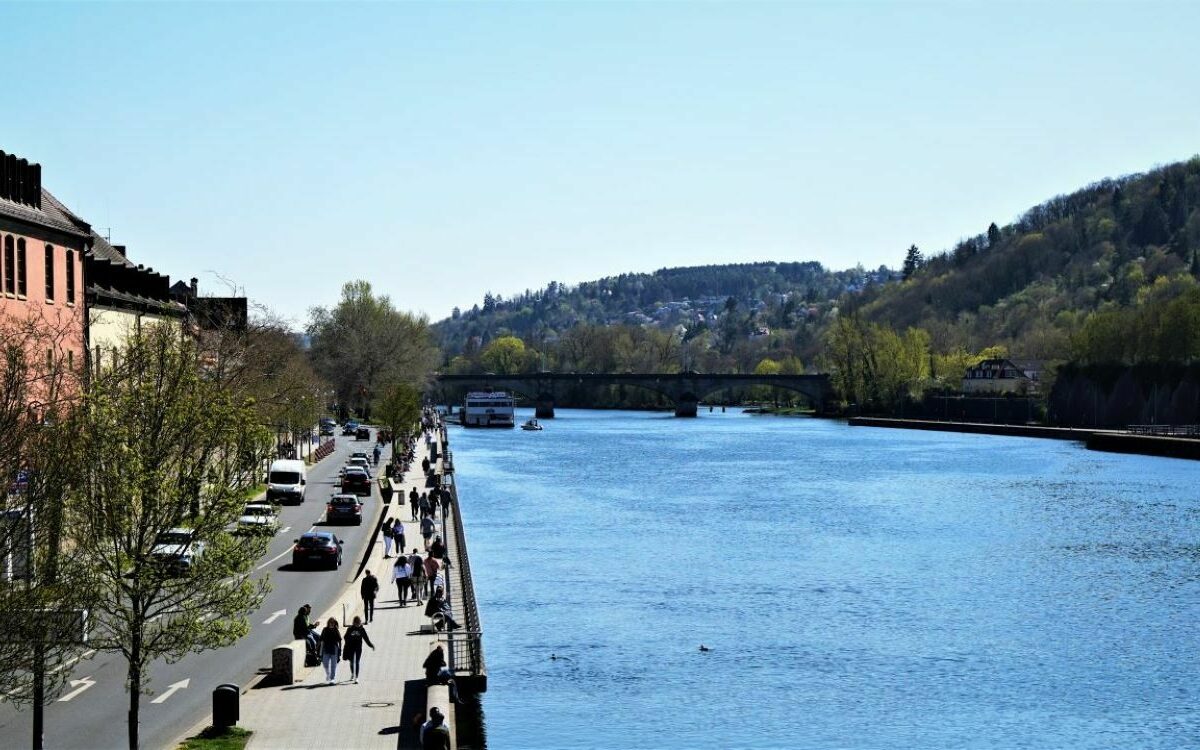 Ausblick von der Alten Mainbrücke Ausblick von der Alten Mainbrücke